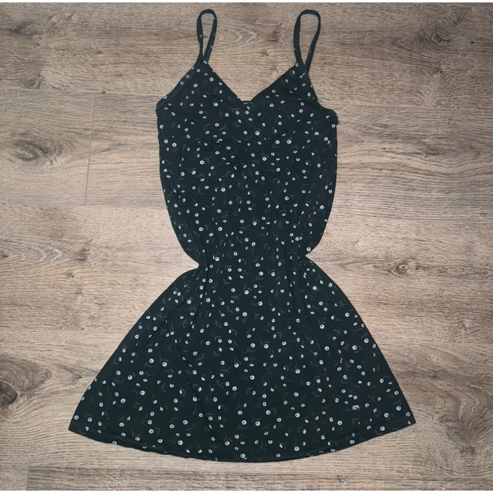 Brandy Melville Floral Spaghetti Strap Dress
